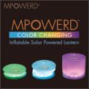 MPOWERD　COLOR(エムパワード)・カラー防水型LEDソーラーランタン